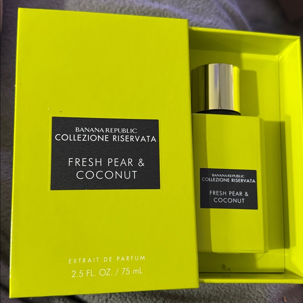 Banana republic, fresh pear, and coconut perfume